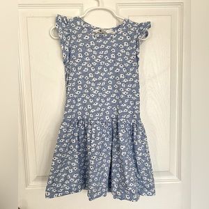 H&M girls spring/summer floral dress - size 5T-6
